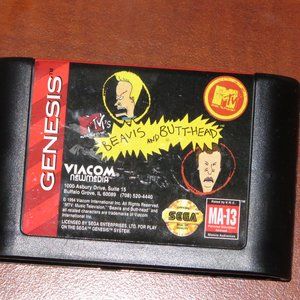 Sega Genesis Beavis and Butthead Game